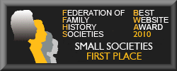 FFHS Best Small Society Website 2010 Award