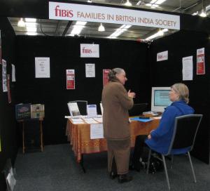 Image of FIBIS stand at New Zealand's Family History Fair