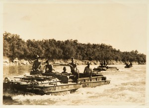 Image of DUKWs in Burma from Paul Nicholson collection