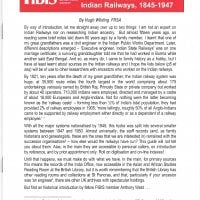 Research sources for Indian Railways, 1845-1947
