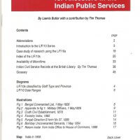 Some major sources for Ancestors in the Indian Public Services