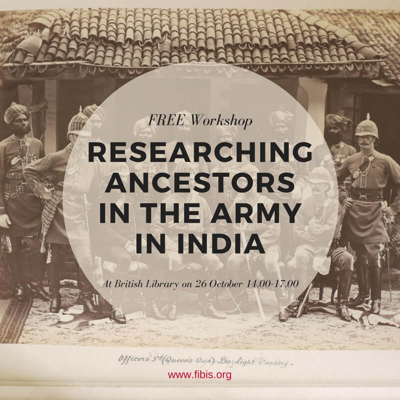 Researching Ancestors in the Army in India