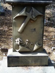 Grave of James Henry Wallace at Nasirabad Cemetery