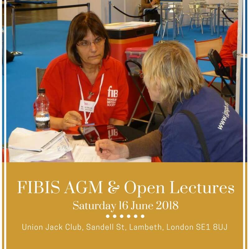 You are currently viewing FIBIS AGM and Open Lecture Meeting – 16 June 2018
