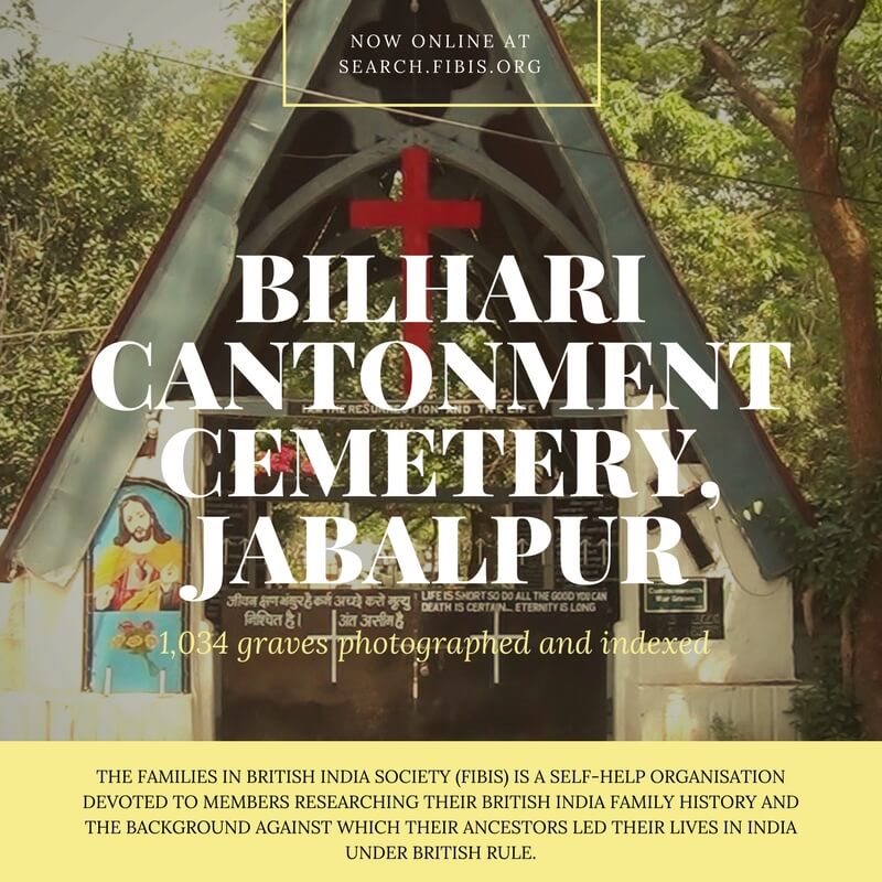 Bilhari Cantonment Cemetery, Jabalpur