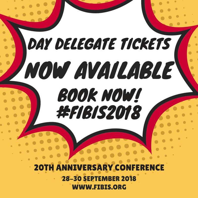 You are currently viewing FIBIS 20th Anniversary Conference Day Delegate Tickets – Limited number now available