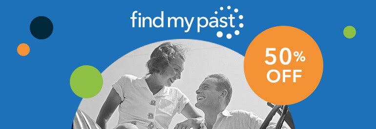 You are currently viewing 50% off any Findmypast subscription
