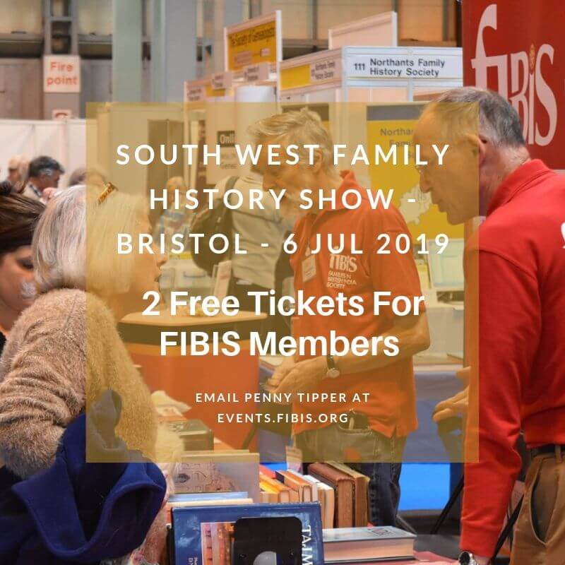 You are currently viewing 2 Free Tickets to the Family History Show South-West