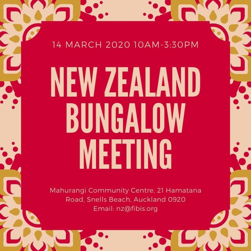 New Zealand Bungalow Meeting