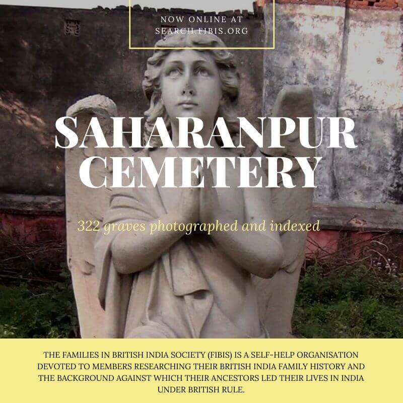 You are currently viewing Saharanpur Cemetery photographs and burial records