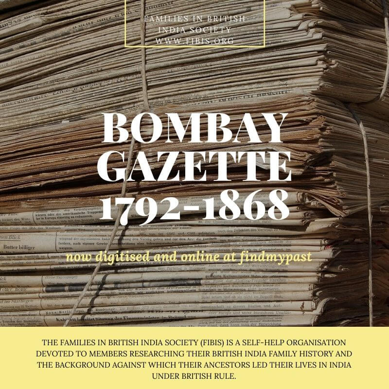 You are currently viewing Bombay Gazette 1792–1868