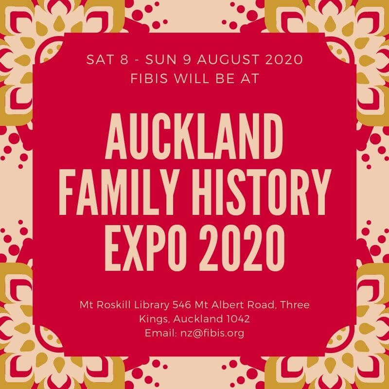 Auckland Family History Expo 2020