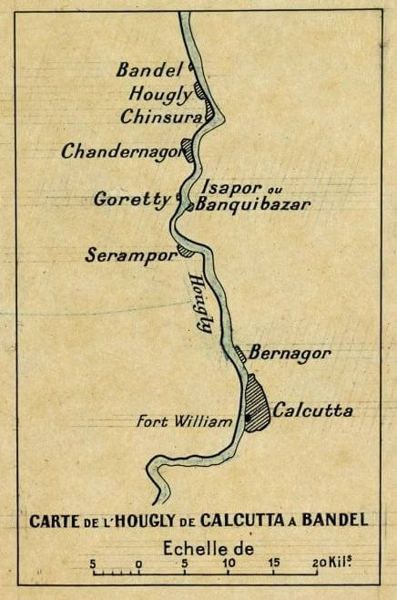 A map of a river